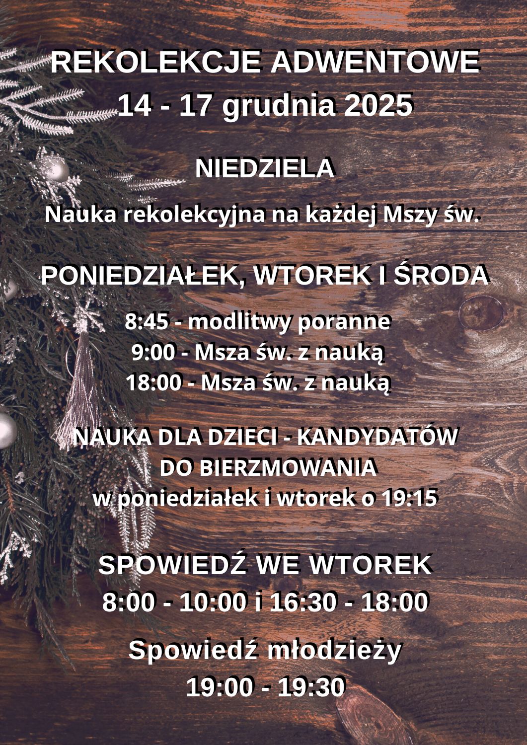 Rekolekcje adwentowe 25